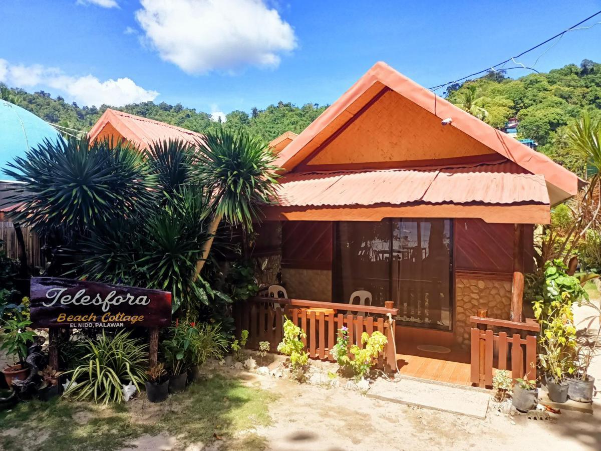 Telesfora Beach Cottage Ел Нидо Екстериор снимка